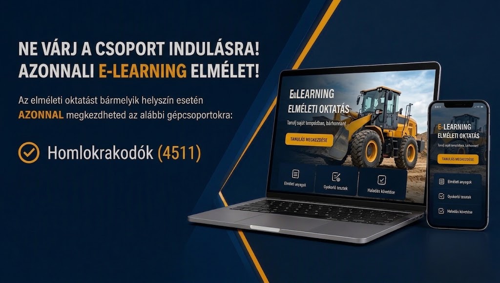 emelőgép online tanfolyam