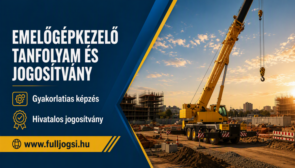 Emelőgépkezelő-tanfolyamok